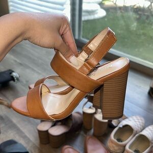 Block High Heel Sandals